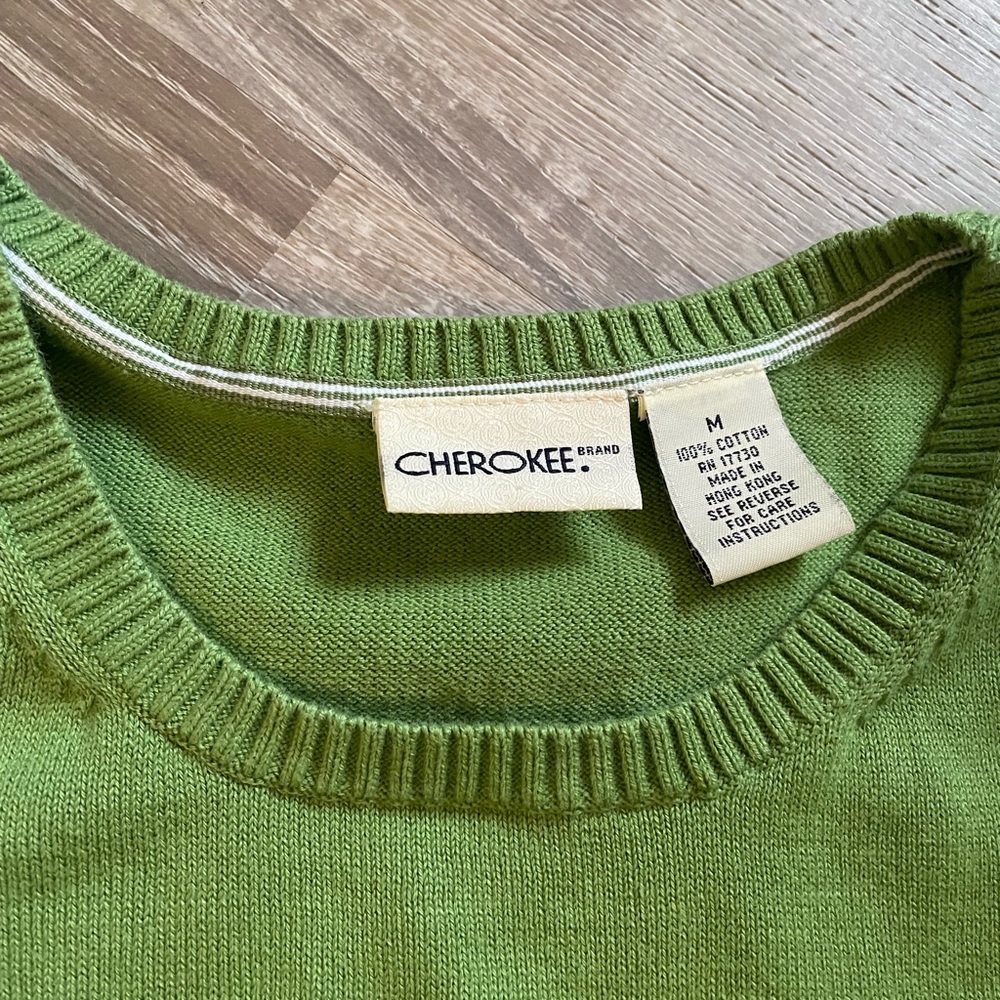 GREEN SWEATER VEST!
